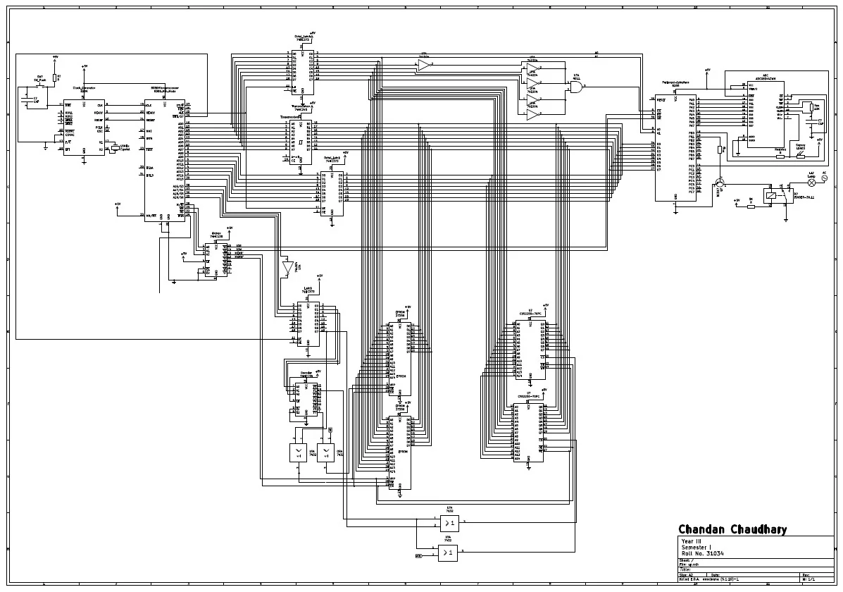 8086 microprocessor system design hardware