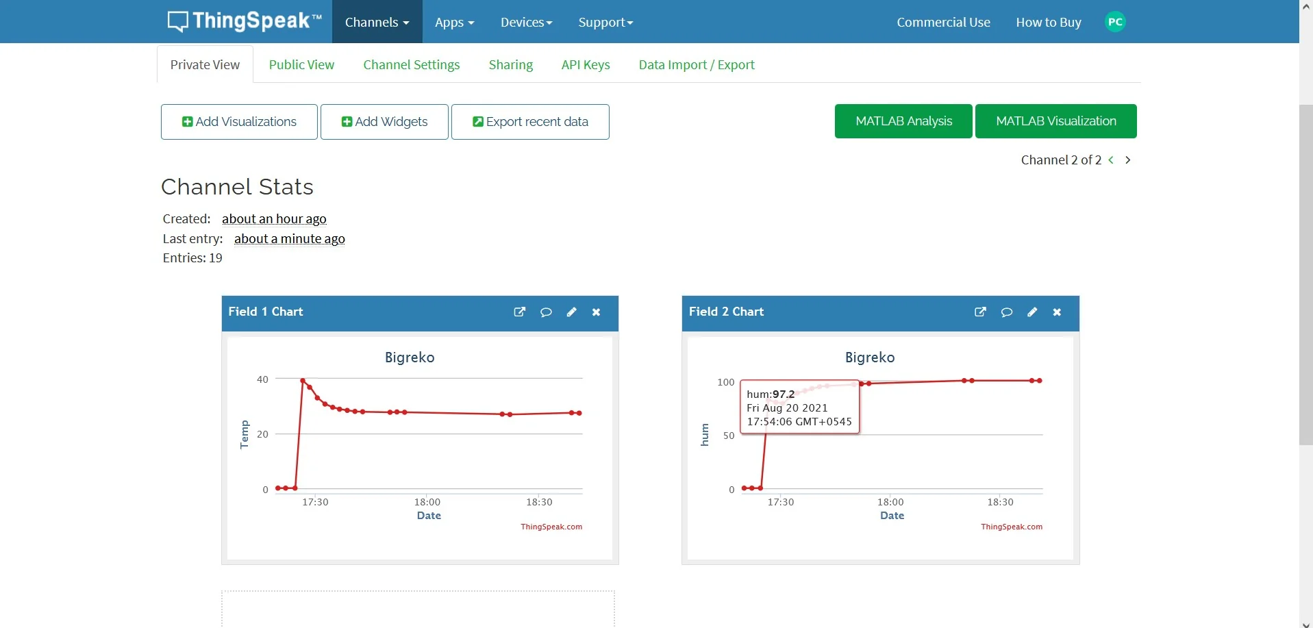 SMS data output on mobile device