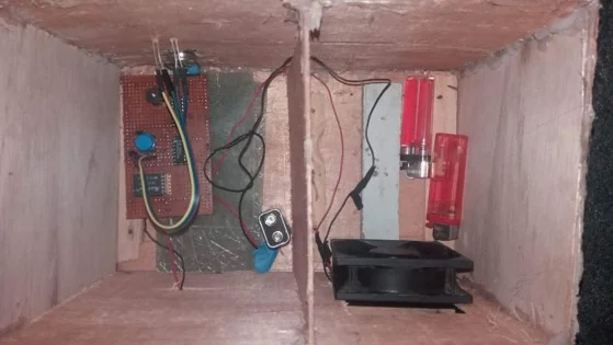 LPG sensor circuit prototype