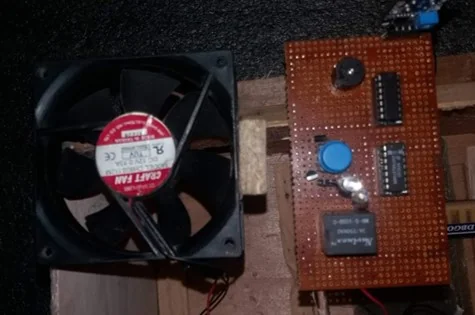 LPG detection breadboard assembly